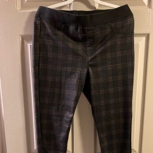 No boundaries women’s plaid jeggings